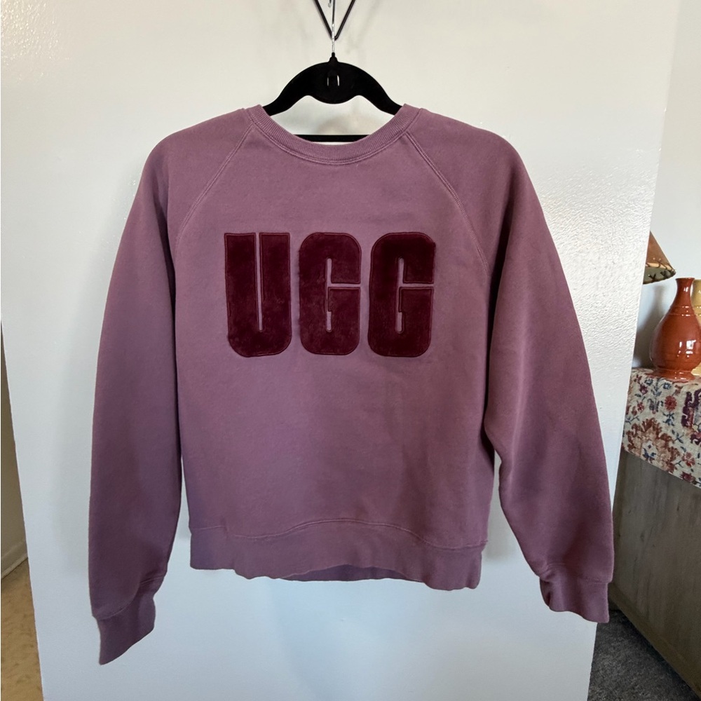 UGG Women's Madeline Fuzzy Logo Crewneck Sweatshirt
